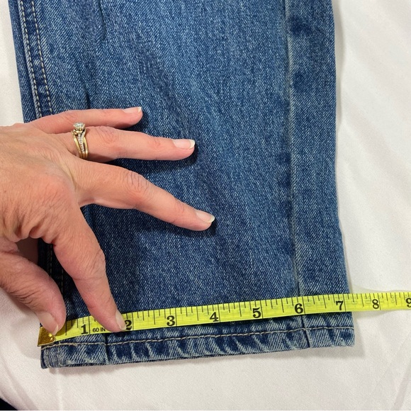 Lucky Brand Women’s Jeans Size 6 Boy Mid Rise Relaxed Dark Wash Button Fly - Picture 8 of 11